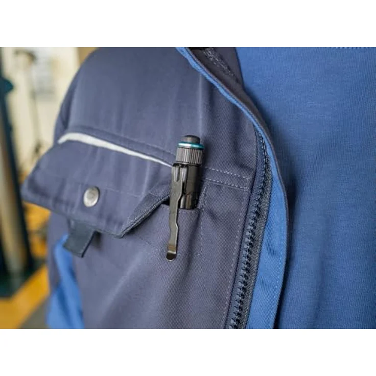 Hazet LED Stiftleuchte 1979-74, fokussierbar, 500 Lumen, 3 Helligkeitsstufen, USB-C Ladefunktion, IP44, 158 mm, 100 m Leuchtweite, schwarz – Bild 4