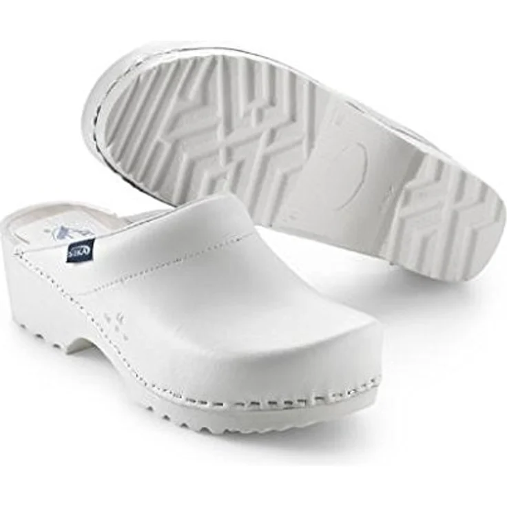 Sika 148 Clog, Traditioneller offener Absatz aus Permair® Leder, rutschhemmende PU-Laufsohle, breite Passform, schwarz – Bild 2