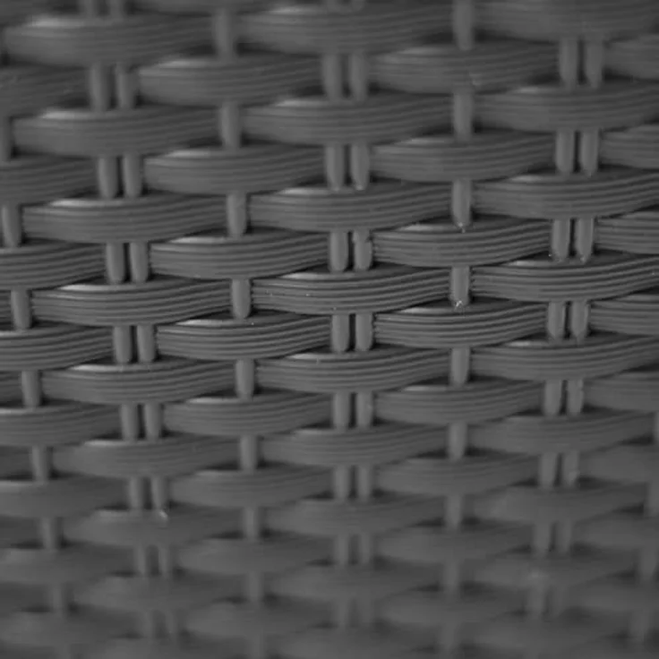 Rattan Blumentopf 26,6l Übertopf Innen Außen mit Innenkasten wetterfest – Bild 5