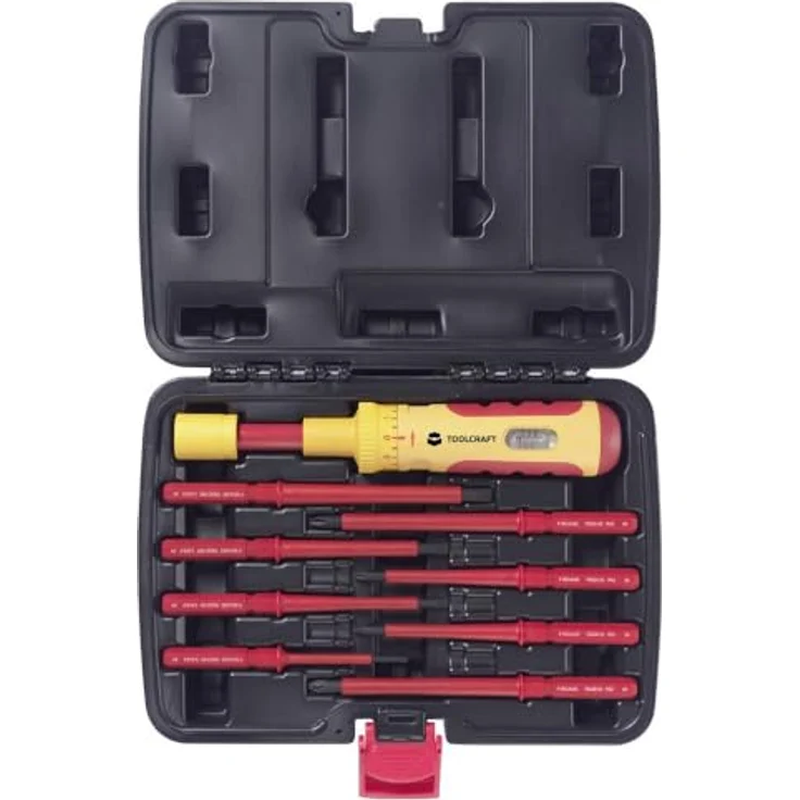 TOOLCRAFT Umsteck-Schraubendreher-Set VDE, 9-teilig, 1~6 Nm, mit Kalibrierungszertifikat, CR-MO-Stahl – Bild 2