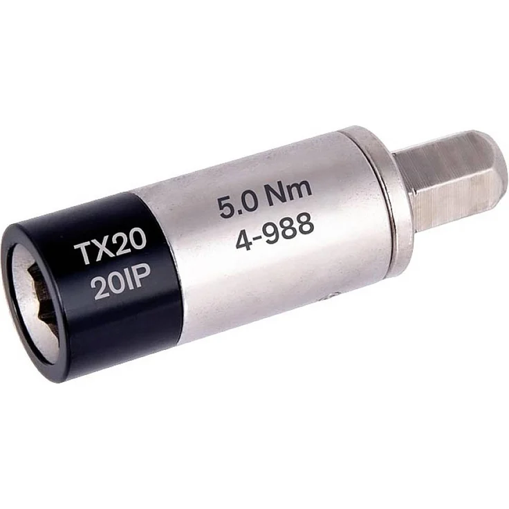 Bernstein Tools for Electronics 4-988 Drehmomentadapter 1/4" (6.3 mm), max. 5.0 Nm, präzise Handbetrieb-Adapter für Elektrowerkzeug