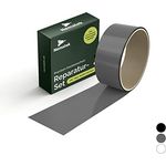 Nematek - Fliegengitter Reparatur Set - Fliegengitter Reparatur Klebeband - Reparaturband für Moskitonetz, Insektenschutz Tür und Fliegengitter Fenster - in verschiedenen Farben (Anthrazit)