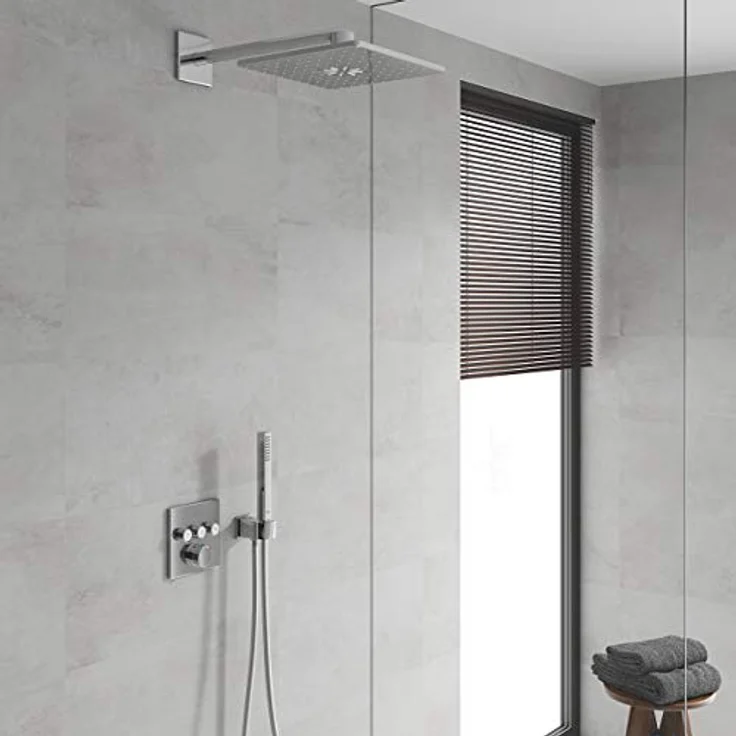 Grohe, Badarmatur, 29149000 SmartControl Unterputzmischer, Metall, Chrom, mit SmartControl An/Aus per Knopfdruck – Bild 2