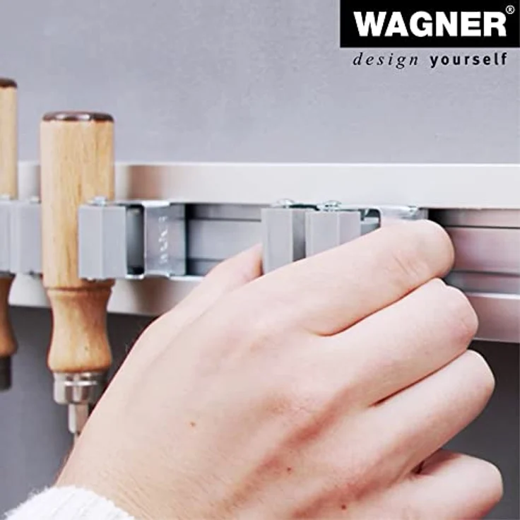 Wagner System Schlauchhalterung EH 2056, pulverbeschichteter Stahl für Gartenschläuche und Kabel, 12,7 x 10,3 x 24,5 cm – Bild 5