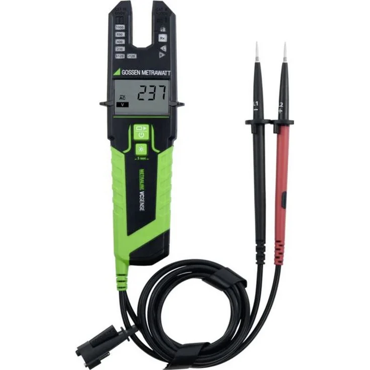 Gossen Metrawatt METRALINE VC Sense Spannungsprüfer CAT III 1000 V, C (Vibrationsmotor, Schallgeber, 14 mm Öffnung der Stromgabel) – Bild 1
