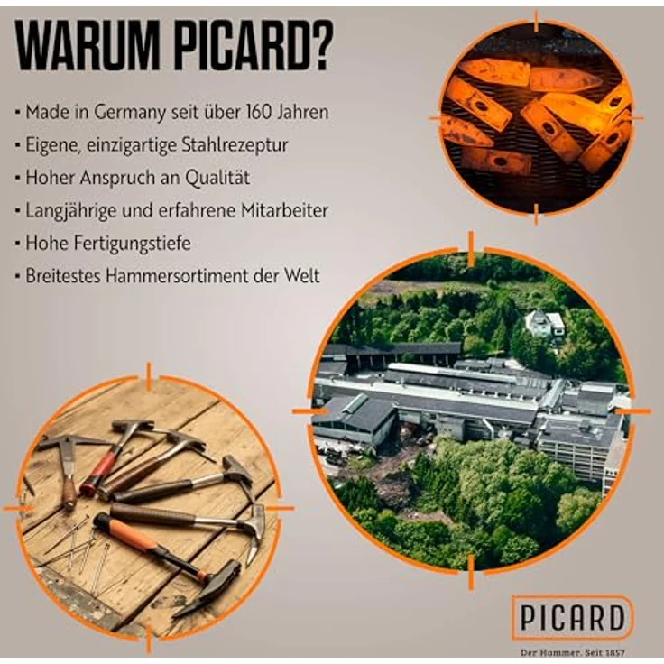 Picard Schlosserhammer SecuTec 300g DIN 1041 – Bild 6