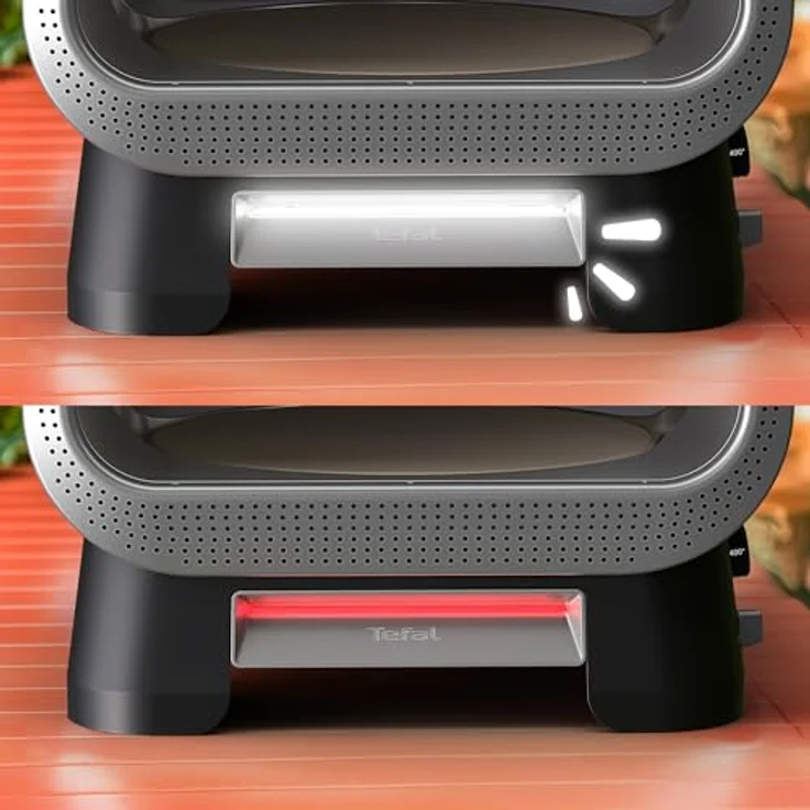 Tefal Pizzaofen Pizza Pronto, 4 Temperaturstufen (250–400°C), automatischer Drehstein, inkl. Pizzaschieber – Bild 9
