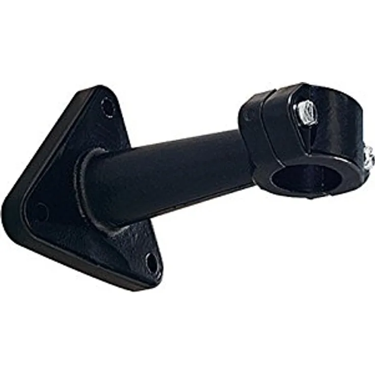 RIEGLER 102687-9095 Messgerätehalter, Aluminium schwarz lackiert, Ausladung 100 mm, 1 Stück