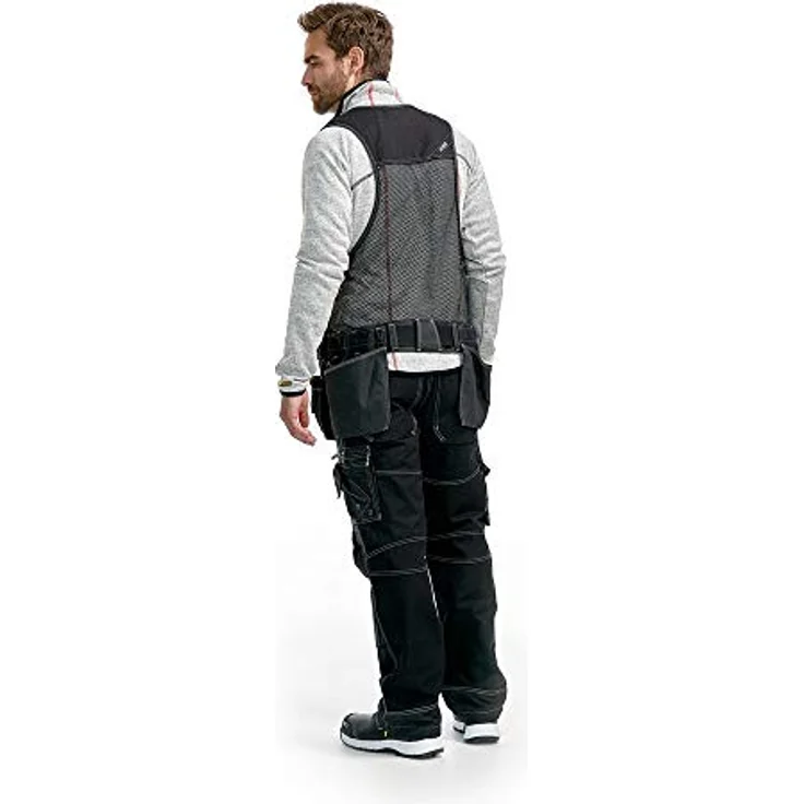 Blaklader 31191310 WAISTCOAT, Schwarz, grootte L, Arbeitsweste mit praktischen Taschen und reduzierter Schulterverspannung – Bild 5