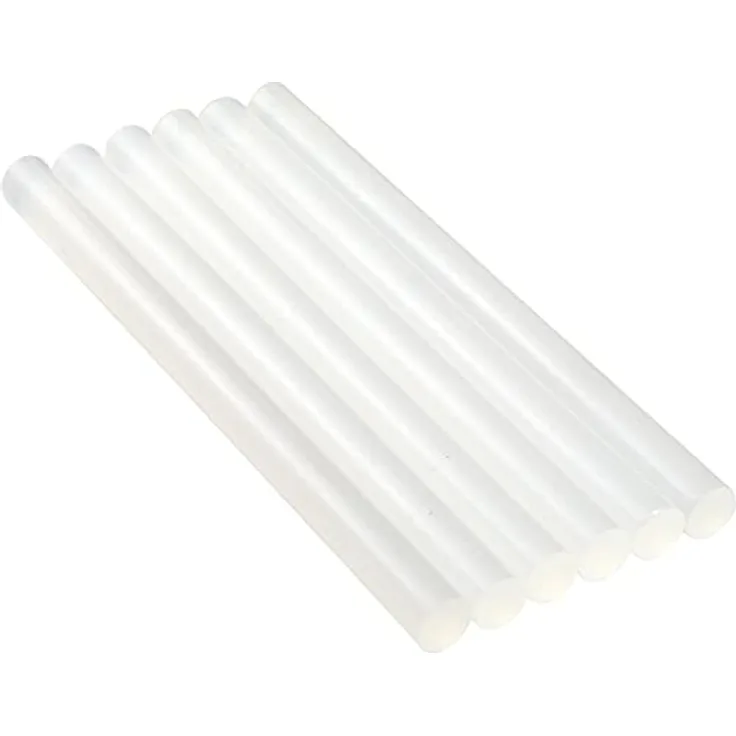 InLine 43020I Heißklebesticks, 7,5 mm x 100 mm, 6er-Pack, für Heißklebepistole, Made in Germany