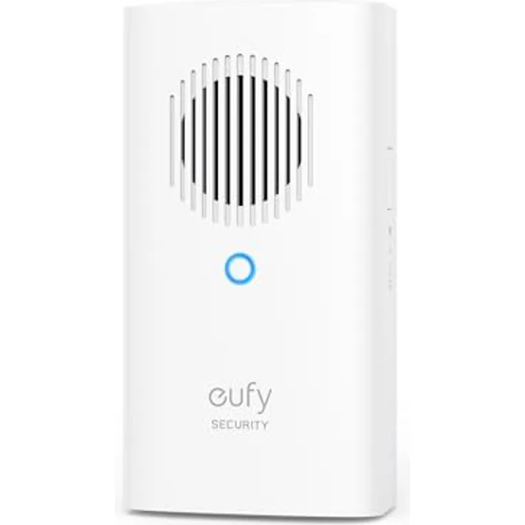 eufy Security Video Doorbell Add-on Chime, Funkgong für Innen, einstellbare Lautstärke, 8 Melodien, gebührenfreie Nutzung, erfordert Video Doorbell E340
