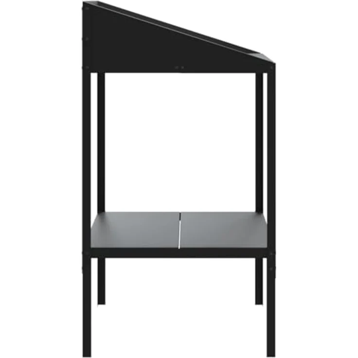 vidaXL Blumenständer Pflanzenständer Anthrazit 56,5x54,5x100 cm Verzinkter Stahl, Robuste Konstruktion, Reichlich Platz, Innen- und Außenbereich geeignet – Bild 7