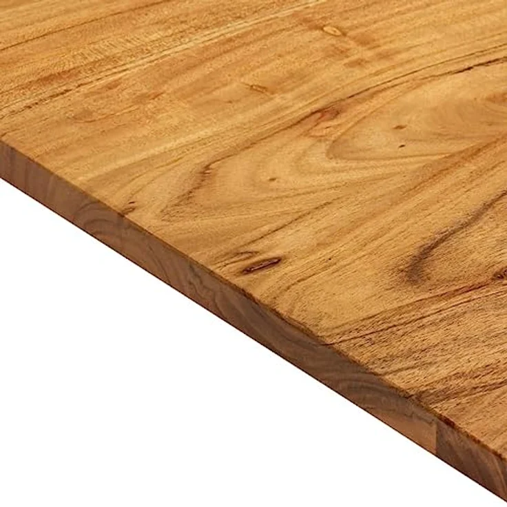 vidaXL Badezimmer-Waschtischplatte Massivholz Akazie 140 x 55 x 2,5 cm – Bild 4