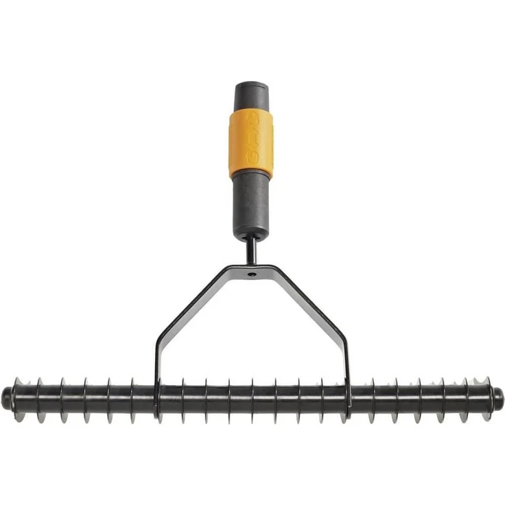 Fiskars QuikFit™ Rasenlüfter, Gehärteter Karbonstahl, Breite 37 cm, Red Dot Design Award, 961g – Bild 1