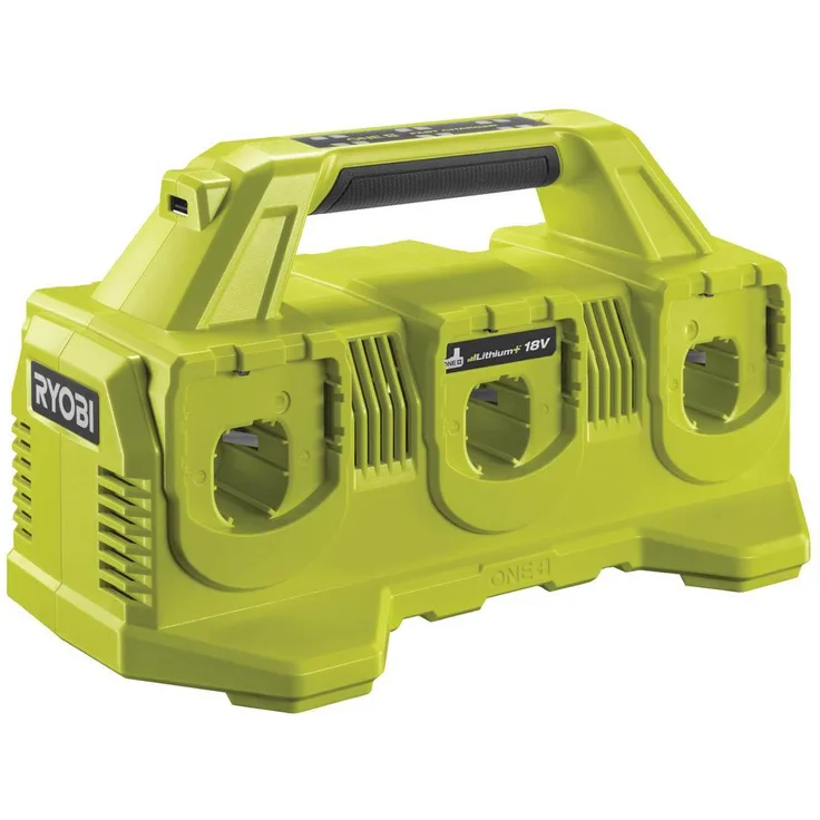 RYOBI Ladestation RC18640 ONE+ für 6 Geräte, Ladegerät, Akku-System