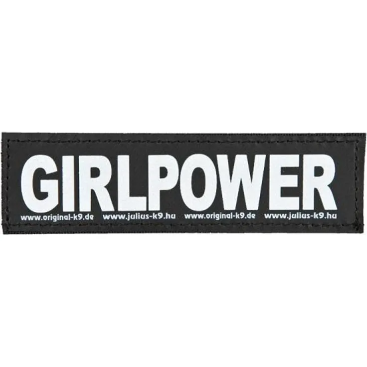 Julius-K9® Klettsticker Größe XS bis L S GIRLPOWER