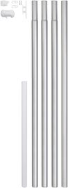 Alberts Fahnenmast – Aluminium, zylindrische Form, 6,20 m