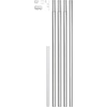 Alberts Fahnenmast | zylindrische Form | zum Einbetonieren | Aluminium, blank | Rohr-Ø 50 mm | Gesamthöhe 620 cm 
(639693)