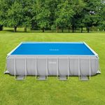Intex Pool-Solarplane Blau 400x200 cm Polyethylen
