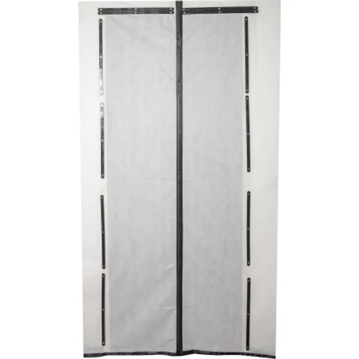 Scorprotect ® Vlies Staubschutztür Magnet mit Magnetstreifen-Verschluss 210 x 110 cm
