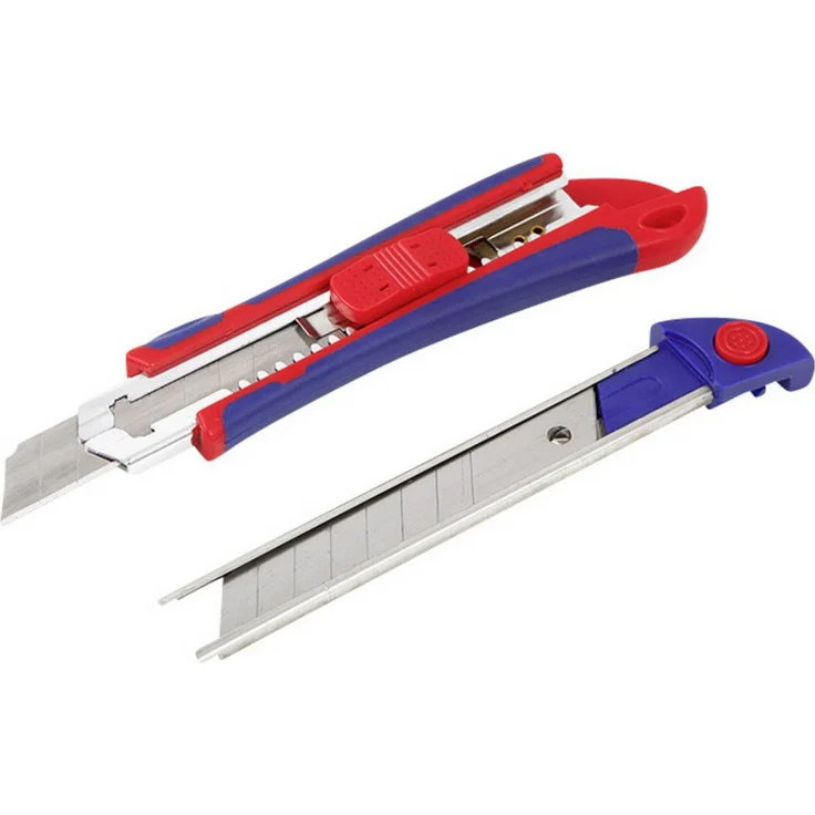 WorkPro WP212011, 18 mm Cuttermesser mit automatischer Klingenverriegelung und ergonomischem Griff, 1 Stück