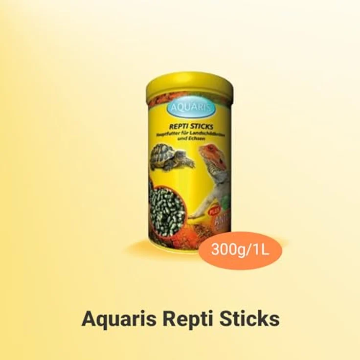 Aquaris Repti Sticks Carni Schildkrötenfutter, 300 g / 1 L, proteinreich mit Fisch und Garnelen, für Wasser- und Sumpfschildkröten – Bild 4