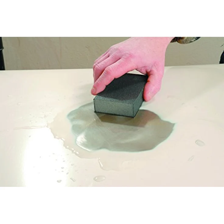 kwb 3-tlg. Schleifschwamm-Set mit feiner, mittlerer & grober Körnung für Holz und Metall – Schleif-Papier trocken und nass einsetzbar – Bild 9