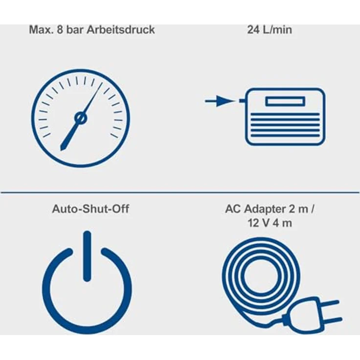 Scheppach Airforce 7 SC, Tragbarer Luftkompressor mit 8 bar Druck, Wartungsarm und Auto-Shut-Off – Bild 2