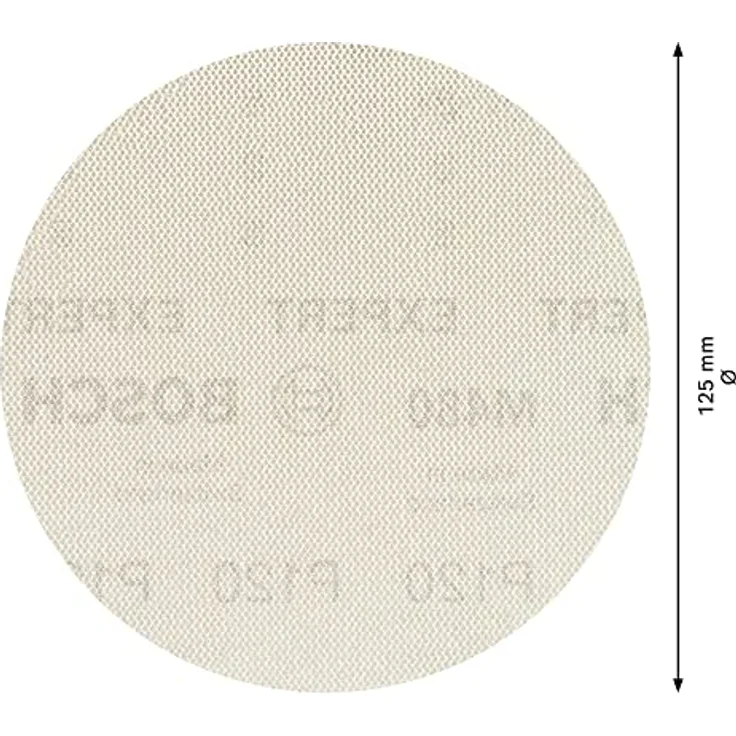 Bosch Professional Netzschleifscheibe Expert M480 125 mm Körnung 120 Exzenterschleifer – Bild 3