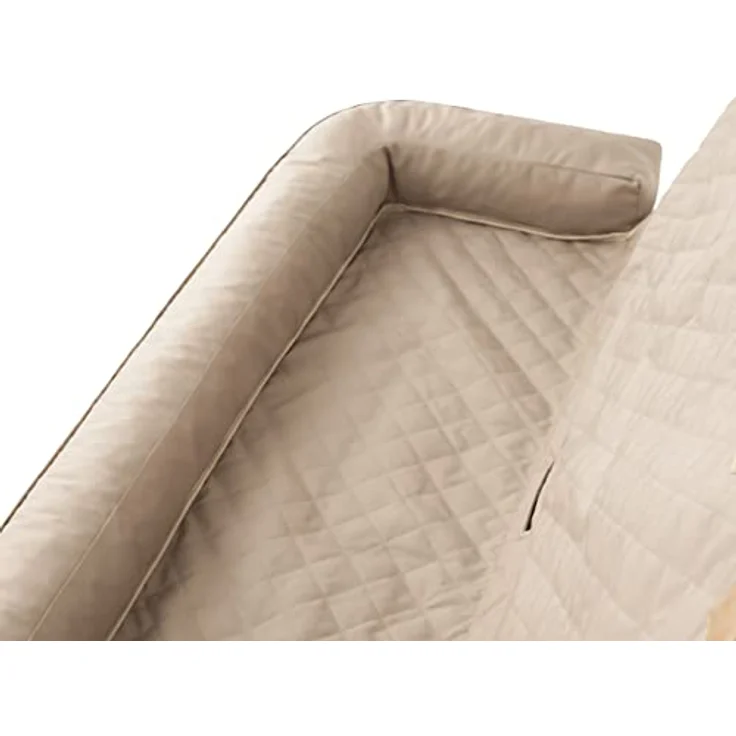 DOGGY Hundeautositz, Hundebox, Hundebett, Transportboxen, Rückbank, Hundedecke, Hundekörbchen, Katzenbett für kleine Hunde 135 x 45 cm Beige Oxford, Universalität, Stabile Riemen, Leicht zu reinigen, Wasserdicht, OEKO-TEX-zertifiziert – Bild 4