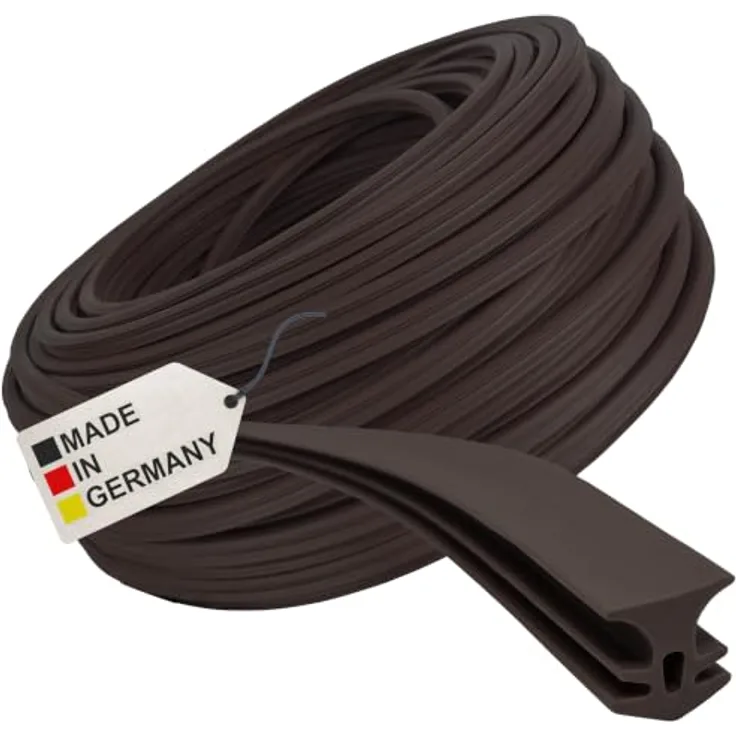 NYVI NYVIFix Terrassendielen Fugendichtband, Profi Dichtung für WPC/PVC/Stein/Holzboden, 10,5mm & 14mm, UV-beständig, grau/braun/dunkelbraun/schwarz, Made in Germany