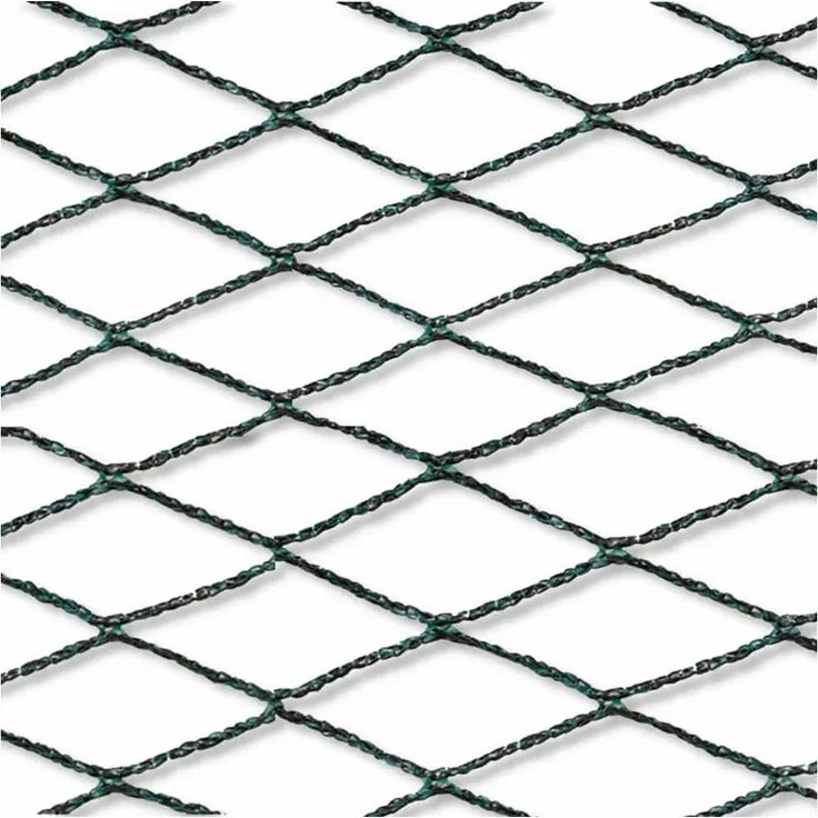KLASEBO® Laubschutznetz Teichschutznetz 6 m x 25 m, 150m², UV-stabil, reißfest, dunkelgrün-schwarz