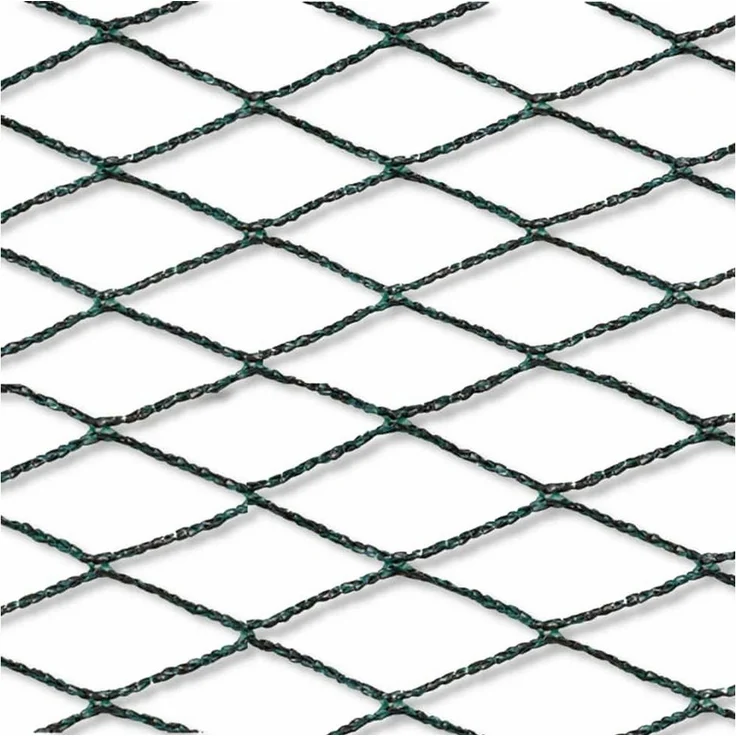 KLASEBO® Laubschutznetz Teichschutznetz 6 m x 25 m, 150m², UV-stabil, reißfest, dunkelgrün-schwarz