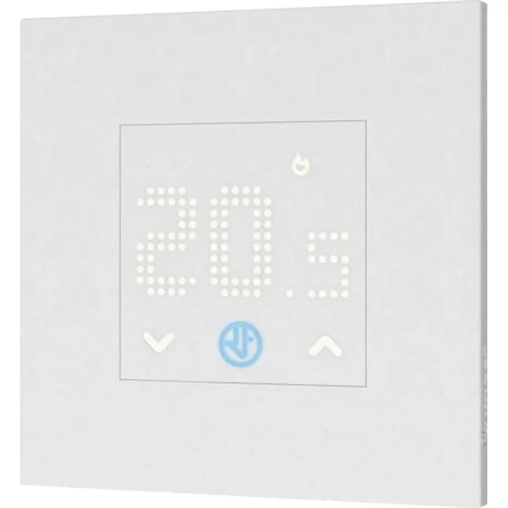 Finder 1TT182300000 1T.T1 Raumthermostat Unterputz, programmierbar mit LED-Matrix-Display, Touchscreen, weiß