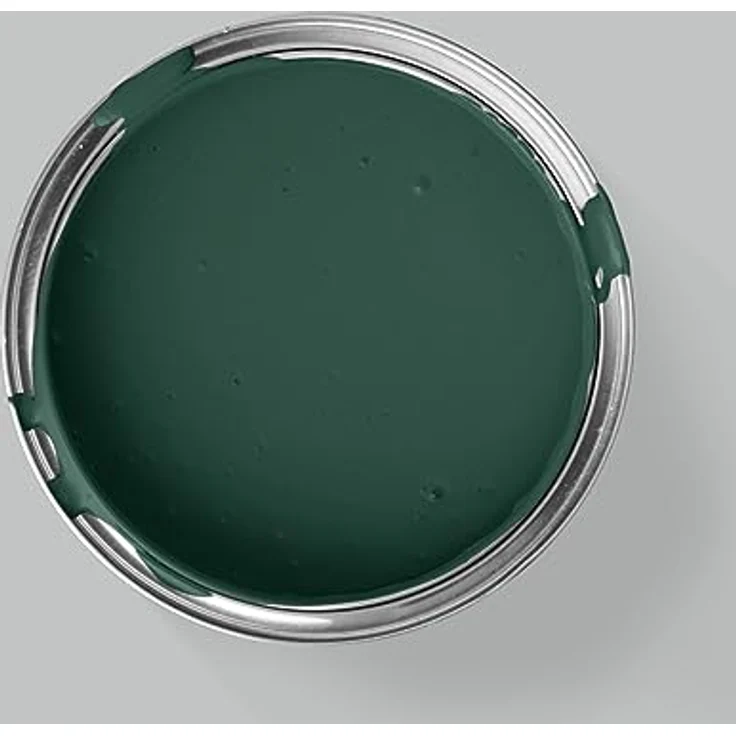 MissPompadour Wandfarbe Grün mit Wald, matte Innenfarbe mit sehr hoher Deckkraft, geruchsneutral und wasserbasiert, 1 L – Bild 2