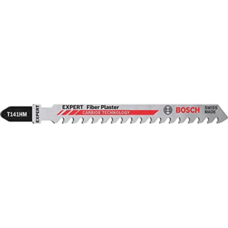 Bosch Professional 2x Expert ‘Fiber Plaster’ T 141 HM Stichsägeblatt (für Faserzementplatten, Gipskartonplatte, Länge 100 mm, Zubehör Stichsäge)
