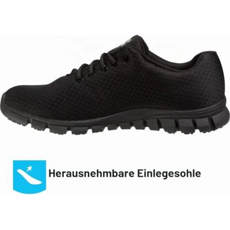 Safety Jogger Kassie O1, Berufsschuh mit atmungsaktivem Obermaterial und rutschfester Laufsohle, schwarz, Größe 39 – Bild 6