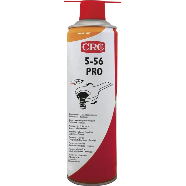CRC 5-56 PRO 32734-AA Multifunktionsöl, 500ml, schmiert, löst, reinigt und schützt, temperaturbeständig von -50 bis +150 °C, silikonfrei