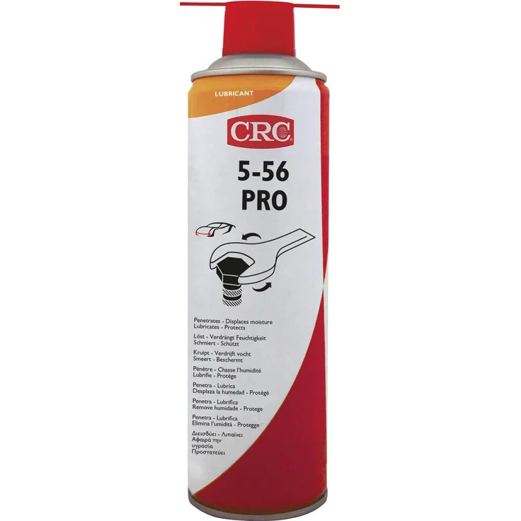 CRC 5-56 PRO 32734-AA Multifunktionsöl, 500ml, schmiert, löst, reinigt und schützt, temperaturbeständig von -50 bis +150 °C, silikonfrei