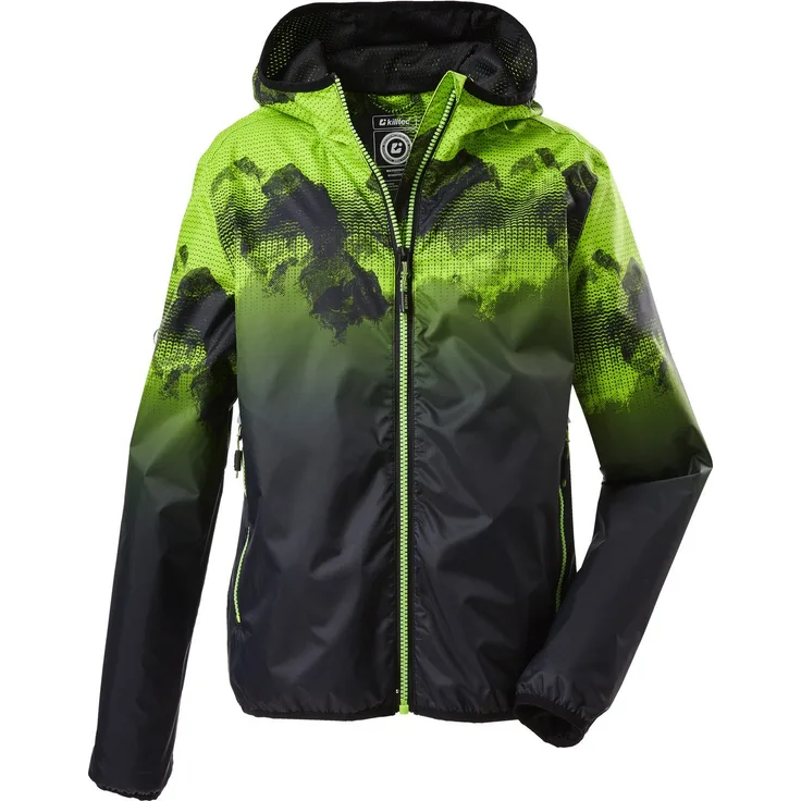 Killtec Regenjacke Outdoorjacke Lyse, wasserdicht, packbar, PFC-frei, Jungen, blau