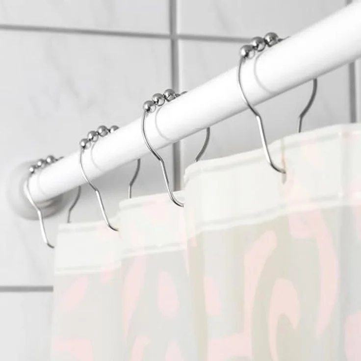 Your Day Mate GmbH Duschvorhang Ringe, 12 Pack, aus Edelstahl, mit Gleitsystem, 7 x 3.9 cm Standard Größe für Duschvorhangstangen, Duschringe, Ringe für Duschvorhang, Duschvorhangringe Edelstahl, universal verwendbar – Bild 7