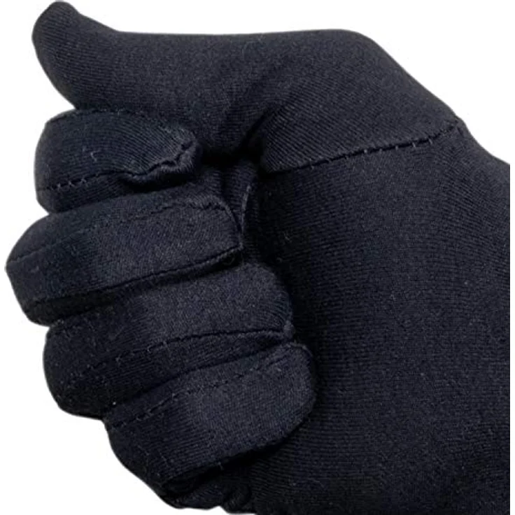 JAH 579-BL Baumwollhandschuh, Schwer, Verstärkt, Schwarz, 9, 24 Stück – Bild 7
