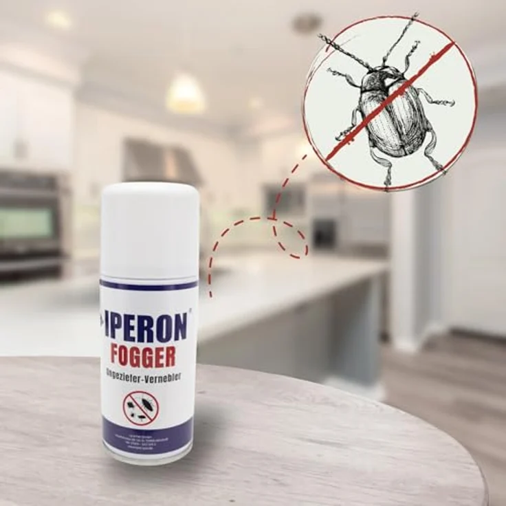 IPERON® 6 x 150 ml Fogger Ungeziefer-Vernebler mit natürlichen Wirkstoffen, effektiver Schädlingsabwehr für bis zu 58 m³ – Bild 2