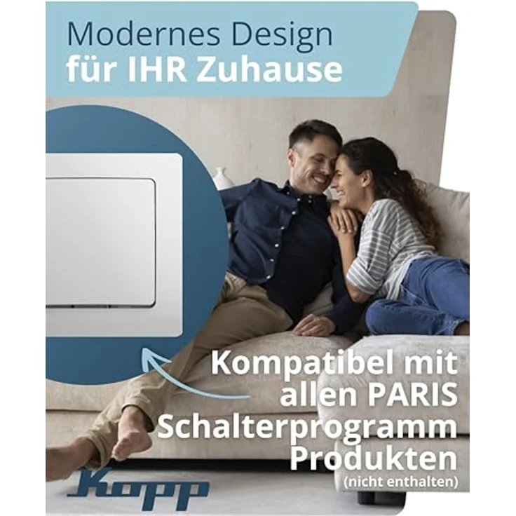 Kopp 402002013 Profipack 1-Fach Rahmen Paris, arktis 10 x 1 - Preisvergleich – Bild 3