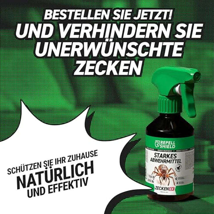 RepellShield® Zeckenschutz Spray mit Geraniol, 250ml - Natürlicher Schutz für Mensch und Garten, keine Flecken, bis zu 72 Stunden Wirkung – Bild 5