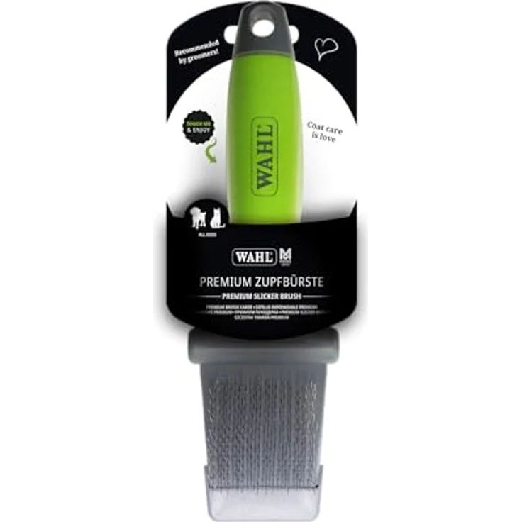 Moser 2999-7085 Flexible Zupfbürste - zweiseitig, grün – Bild 3