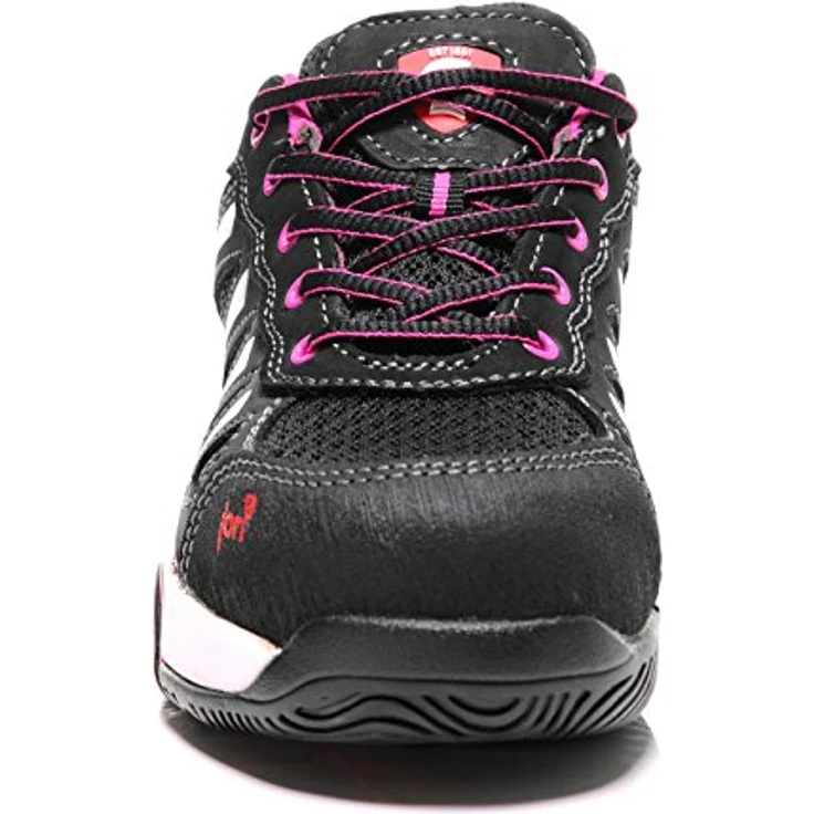 Jori jo_FIT Lady Low S1P Sicherheitsschuh, Nubukleder/Mesh, atmungsaktives Futter, gepolsterte Lasche, Gummi/EVA Sohle, EN ISO 20345 S1P SRC – Bild 5