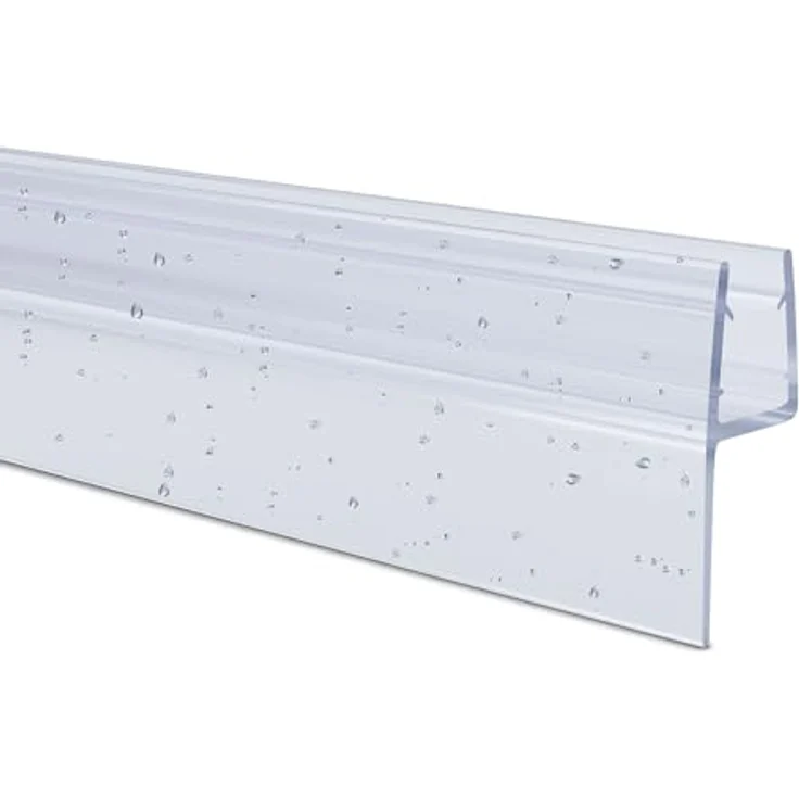 tktrading24 Duschdichtung PVC Ersatzdichtung TYP-22, 200cm für Glasstärke 10mm, schimmelbeständig, leicht zu montieren – Bild 1