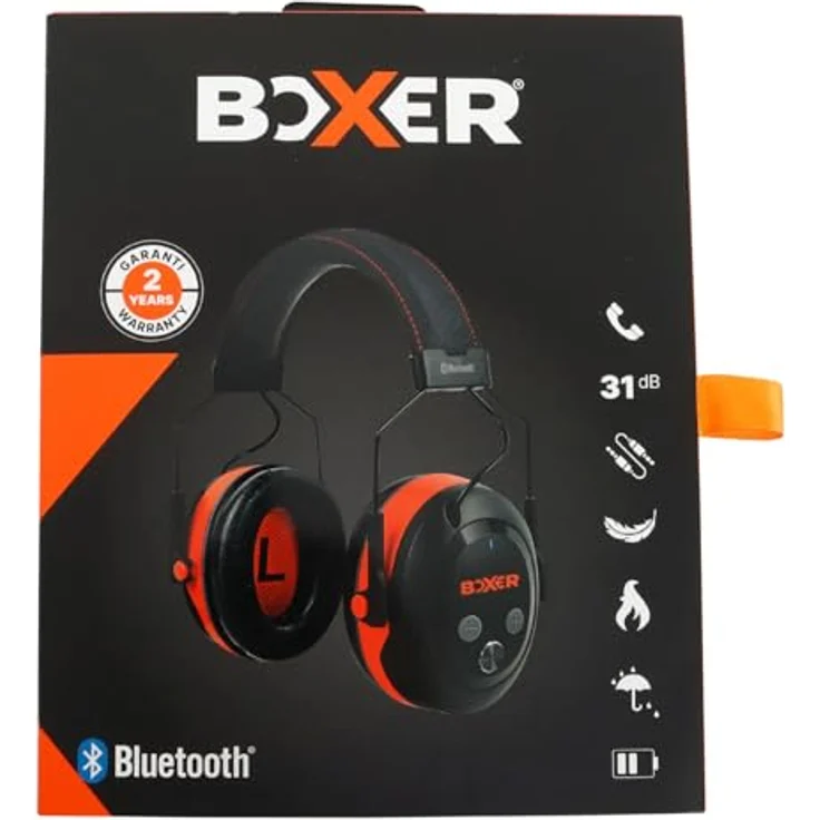 Boxer Gehörschutz, Hearing Protection mit 5.3 Bluetooth, schwarz – Bild 4