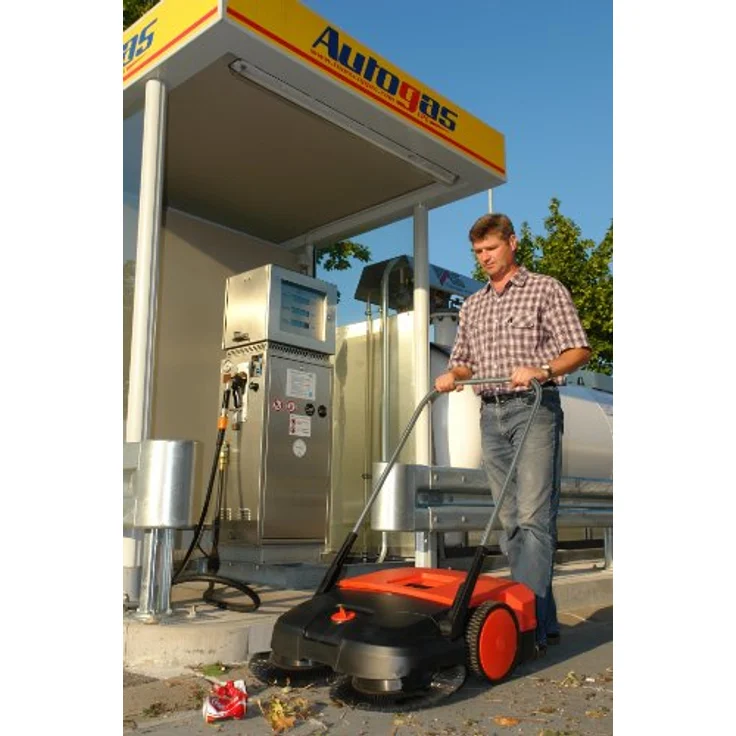 Haaga 475 Kehrmaschine Arbeitsbreite 75 cm – Bild 2